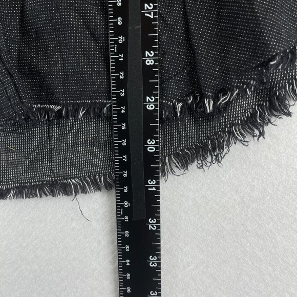 NEW KOTO Mens M Black Shirt Frayed Button Down Western Casual Soft Pockets - Picture 4 of 10